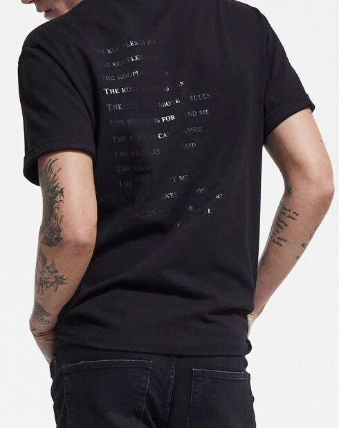 T-Shirt manches courtes What Is noir